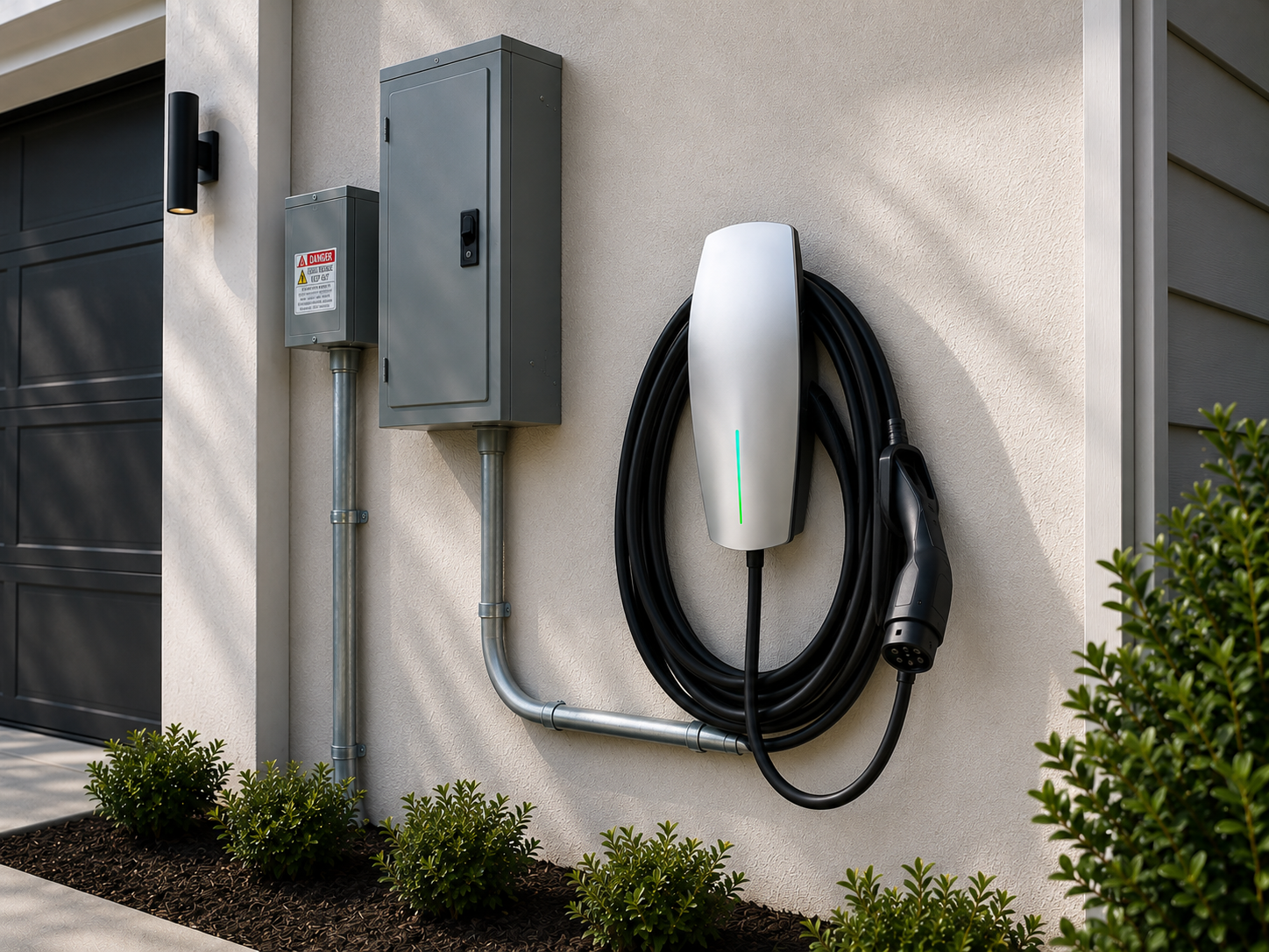 EV electric vehicle charger installation